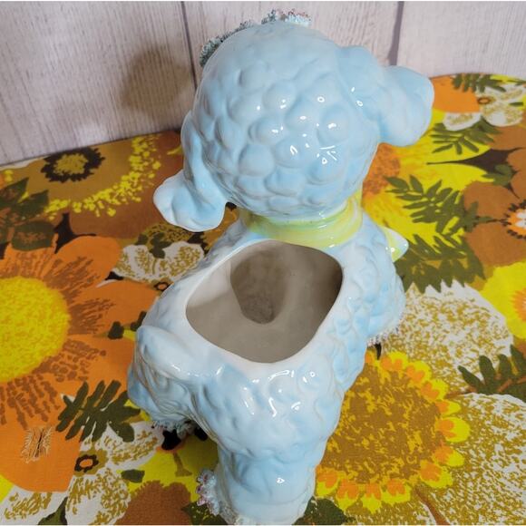 Vintage 1960 Samson Imports Light Blue Lamb Planter - Picture 7 of 9